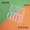 Compartments plastic desktop storage box with 10, 15 and 24 compartments transparent button fishing gear accessories, jewelry and cosmetics packaging box details Picture